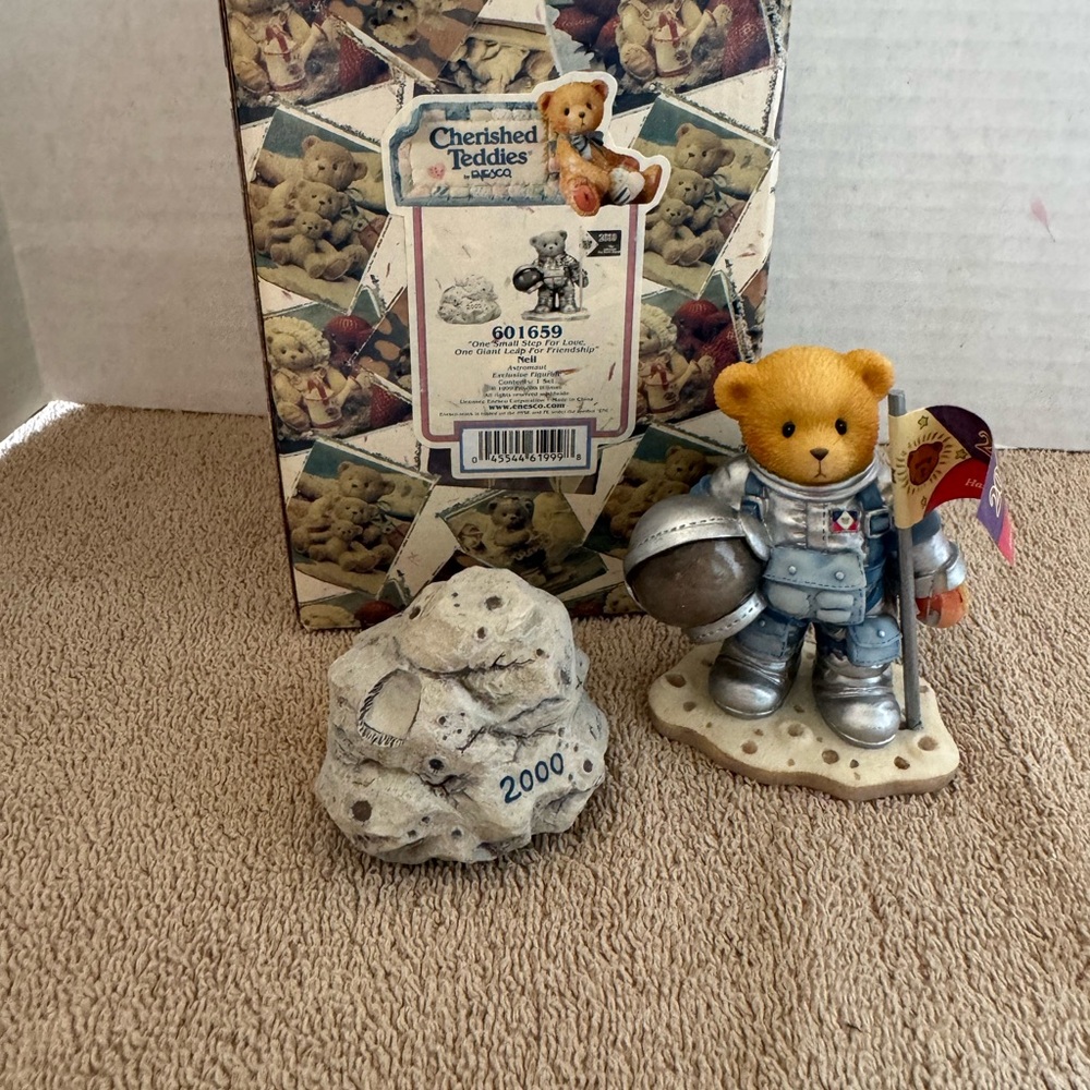 Cherished Teddies Neil #601659 "One Small Step For Love" Limited Ed.